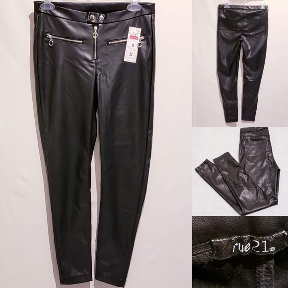 🆕Rue 21 Faux leather pants size S🐝💋